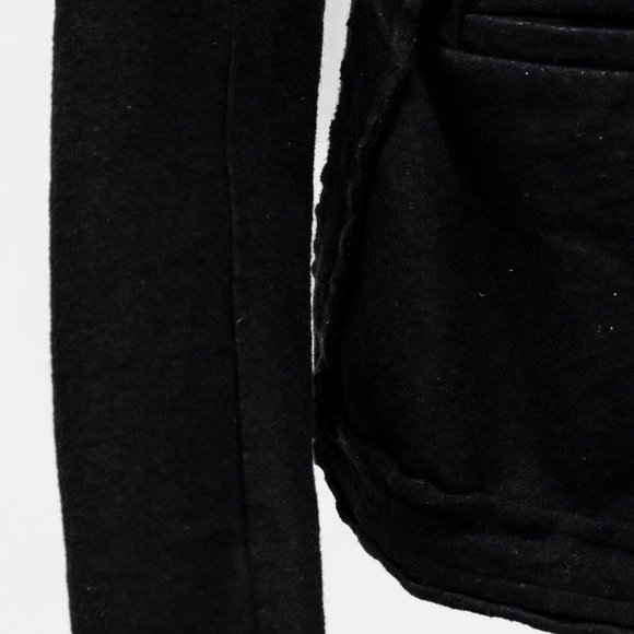 Rundholz Black Label Black Wool Distressed Evening Jacket - Picture 6 of 10